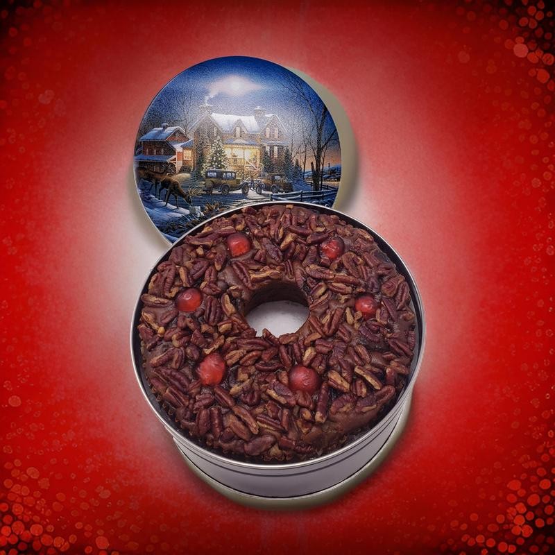 Bourbon Fruitcake - Size: 16 Ounce Box