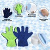 4 Pcs Hand-Held Pool Scrub Brush and 2 Pcs Pool