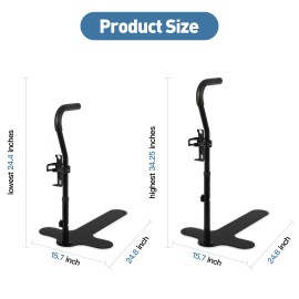 bestiveparts Couch Stand Assist with Cup Holder, 6 Adjustable Heights Chair Lift for Seniors