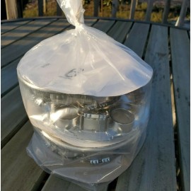 Ford (4) NEW 05-09 Ford Mustang OEM Machined Center Caps w/Blue Oval 4R33-1A096-EC