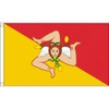 Sicily Flag - 5 x 3 FT - 100% Polyester