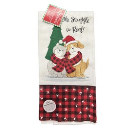 Kay Dee Designs 2-in-1 Reversible Classic Tea Towel - Terry Cloth (Snuggle is Real)