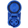 Waterproof Industrial Plug IP67 Compact Insulation 3 Cores Rubber Sealing