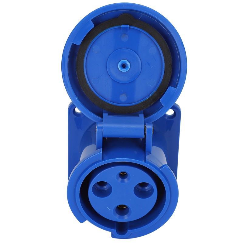Waterproof Industrial Plug IP67 Compact Insulation 3 Cores Rubber Sealing