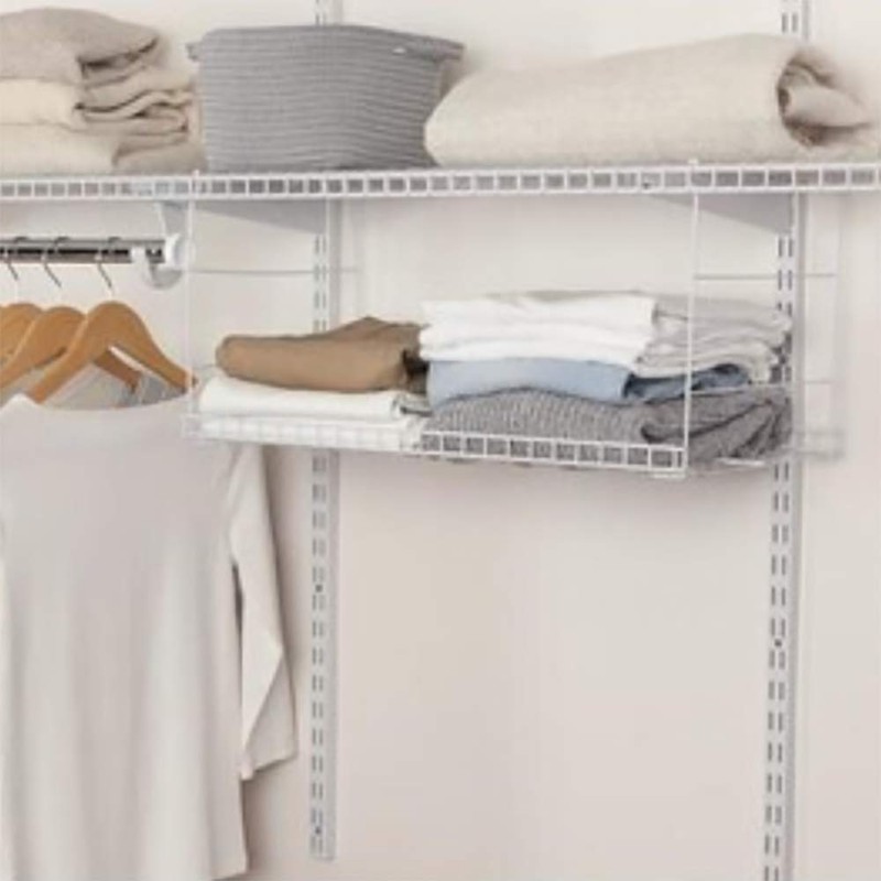 Rubbermaid Universal Closet 24 Inch Long Durable Steel Custom Wire
