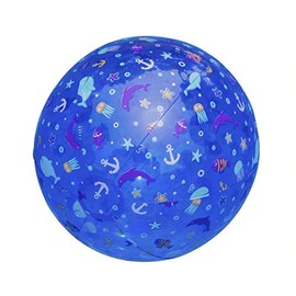SWIMLINE Inflatable Beach Ball – Playful Pool & Beach Accessory for Parties, BBQs, and Backyard Fun, Colorful Design, Classic Printed, 18"