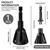 Thatyro Black Zinc Alloy Deburring External Chamfer Tool,3/16"-1" (5mm-25mm) Burr