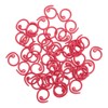 50PCS Metal Stitch Markers Spiral Markers Multifunctional Crochet Locking Hooks