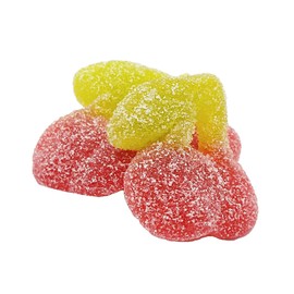 SOUR Twin Cherries - Sweet & Sour Cherry Gummy Candies - Bulk 2.2 LB Bulk Bag Gift By Lyza's Sweets & Treats