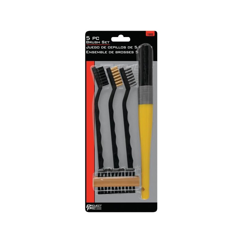 Performance Tool 1502 10 Piece Detail Cleaning Brush Set for