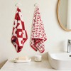 Leisofter Valentines Day Hand Towels for Bathroom(2 Pcs, 13" x