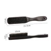 OHPHCALL 1pc Men Beard Brush Handle Pig Bristle Cleaning and