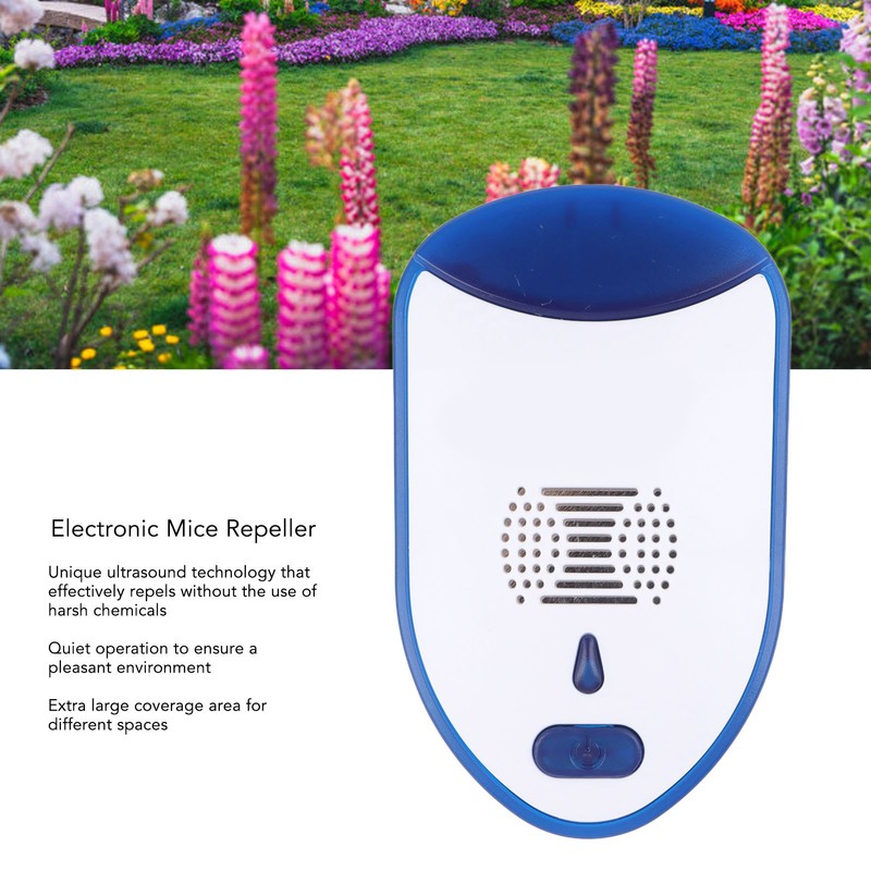 Electronic Mice Repeller AC90V to 240V Silent Operation Wide Coverage