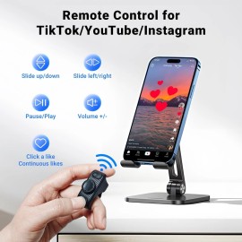 MILOUZ Remote Scrolling Ring for Tiktok,Page Turner for Kindle App