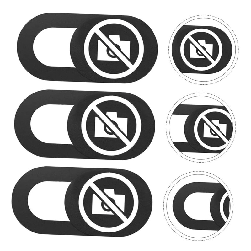 TEHAUX 3PCS Webcam Cover Slide Privacy Stickers for Laptop Tablet
