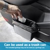 Mandark Car Trash Can, Foldable Mini Vehicle Trash Bin Garbage