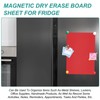 PATIKIL Magnetic Refrigerator Whiteboard Sheets Set of 6 12 x