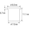 LOBTEX Blind Nut "Nut" (Thin Head, Stainless Steel) Eco Pack