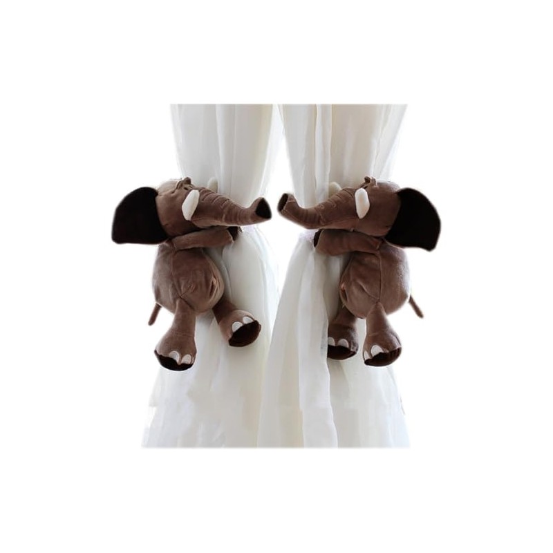 Decorative Curtain Tiebacks Elastic Fasterner Cartoon Animated Figure Curtain Holdbacks
