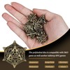 HKDZ Metal Dnd Dice Set, 7Pcs Polyhedral Rpg D&d Dice