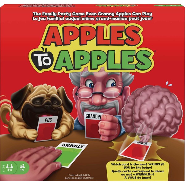 Mattel Games Apples to Apples Party in a Box Family Game with over 500 Cards