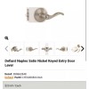 Defiant Defiant Naples Satin Nickel Keyed Entry Door Lever