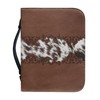 Mumeson Cow Print Bible Cover Bible Protector with Durable Handle