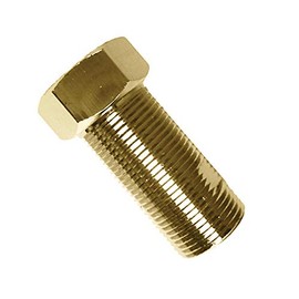 Kingston Brass KSEXTNUT38 3/8-Inch Brass Extension Nut for Single Mounting Faucet, Polished Chrome