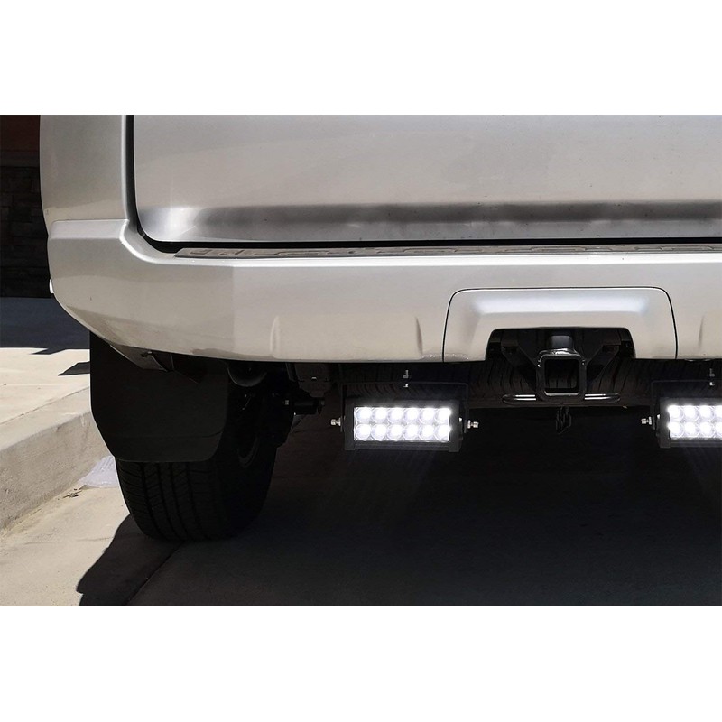 iJDMTOY Rear Bumper Mount Searchlight Reverse LED Light Bars Compatible