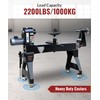 HOLKIE Leveling Stem Casters Set of 4 Heavy Duty Retractable