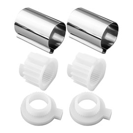 2 Pack Stop Tube Replace 96987 Fit for Moen Posi-Temp 1 Handle Tub/Shower Faucet Valve Cartridge, Temperature Limit Stop Kit Chrome