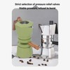 120ml 2 Cups Double Valve Moka Pot Aluminum Alloy Moka