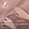 Side Sleeper Pillow Cover 40 x 145 cm, Set of
