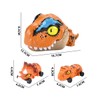 Fuwraixis Catapult Dinosaur Car, Simulation Cartoon Large Head Dinosaur, Tyrannosaurus