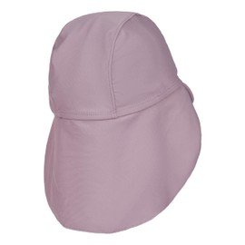 Sterntaler Peaked Cap Neck Plain - Baby and Children's Hat with Neck Protection - UV Protection 50+ Swimming Hat - Headgear Swimming Pool and Beach - Girls' Swimwear, Mauve, 51