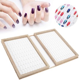 Mxzzand 180 Colours Nail Colour Shows Shelf Nail Art Colour Card Nail Tips Display Book for Customers for Practice Use for Nail Design Use for Nail DIY (Dark Colour)