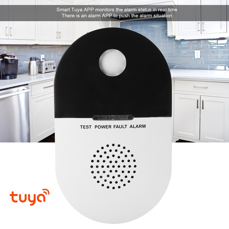 Gas Detector WIFI WallMounted Leakage Sniffer APP Remote for TUYA