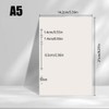 JOYISEN 3 Pack A5 Refillable Paper Blank 100GSM A5 Refill