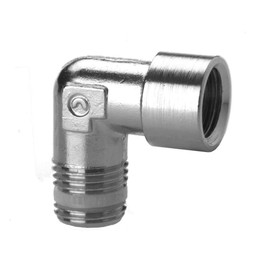 Camozzi S2020 3/8-3/8 BSPT Adaptor Male Female Elbow PTFE Seal, 3/8" Thread (Pack of 5)