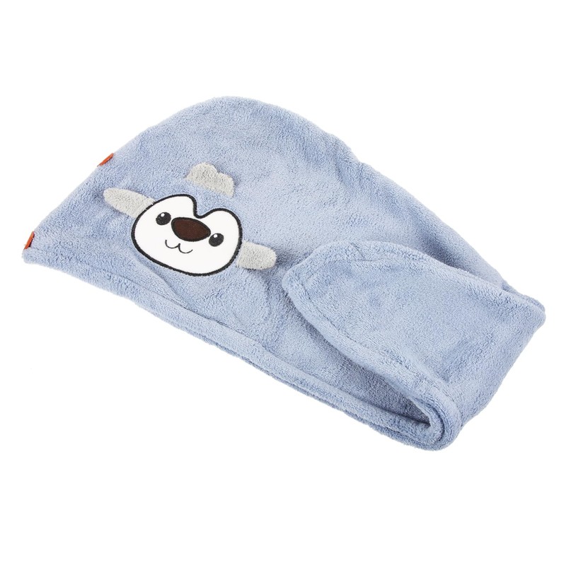 WOONEKY Hooded Hair Drying Towel Wrap Adult Microfibre Quick Dry