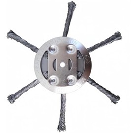 Grass Trimmer Head Made of Steel Wire, Garden Grass Trimmer Head, Steel Wire Brush Cutter, Trimmer Head, Wire Weed Blade for Garden Lawn Trimmer Head, Lawn Mower Power Tool