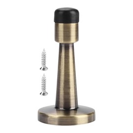 Door Stopper Floor Mount Door Stop with Sound Dampening Bumper Rubber Anti-Collision Stoppers with Mounting Screws and Anchors Can be Fitted to Home Hotel Office Accessory