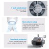 Bathroom Exhaust Fan, 6 inch Silent Ceiling and Wall Mount