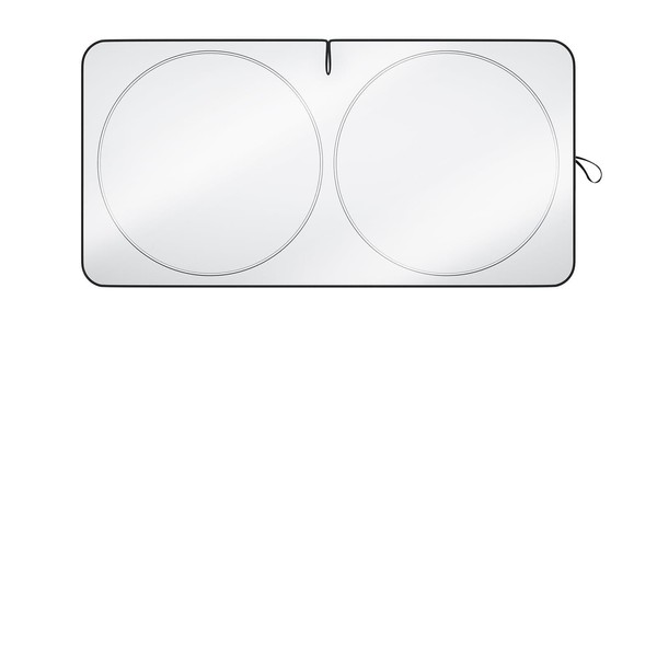 Wigoo 2025 Upgrade Car Windshield Sun Shade [100% Light Block,