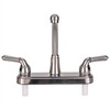 RecPro RV Kitchen Faucet | 8" Tall Spout | Brushed