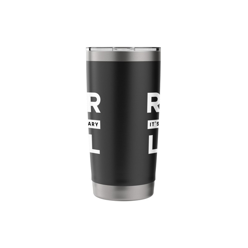 Funny Drummer RLRR LRLL It's Rudimentary Paradiddle Stainless Steel Insulated