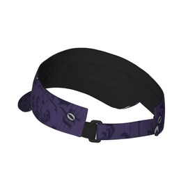 GYLILI Haunted Mansion Sport Sun Visor Hat Adjustable Summer Outdoor Travel Beach Ball Cap Empty Top Baseball Cap for Men Women