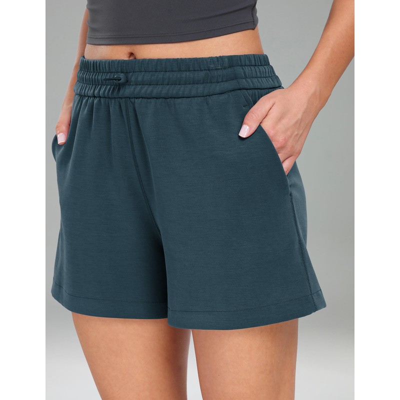 Colorfulkoala Women's High Waisted Ultra Soft Athletic Jersey Shorts Casual