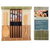 TOSSOW Sushi Making Kit - Includes 2 Sushi Roller Mats,