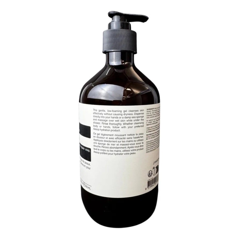 Aesop Gel De Baño Geranium Leaf 500ml Limpieza Refrescante